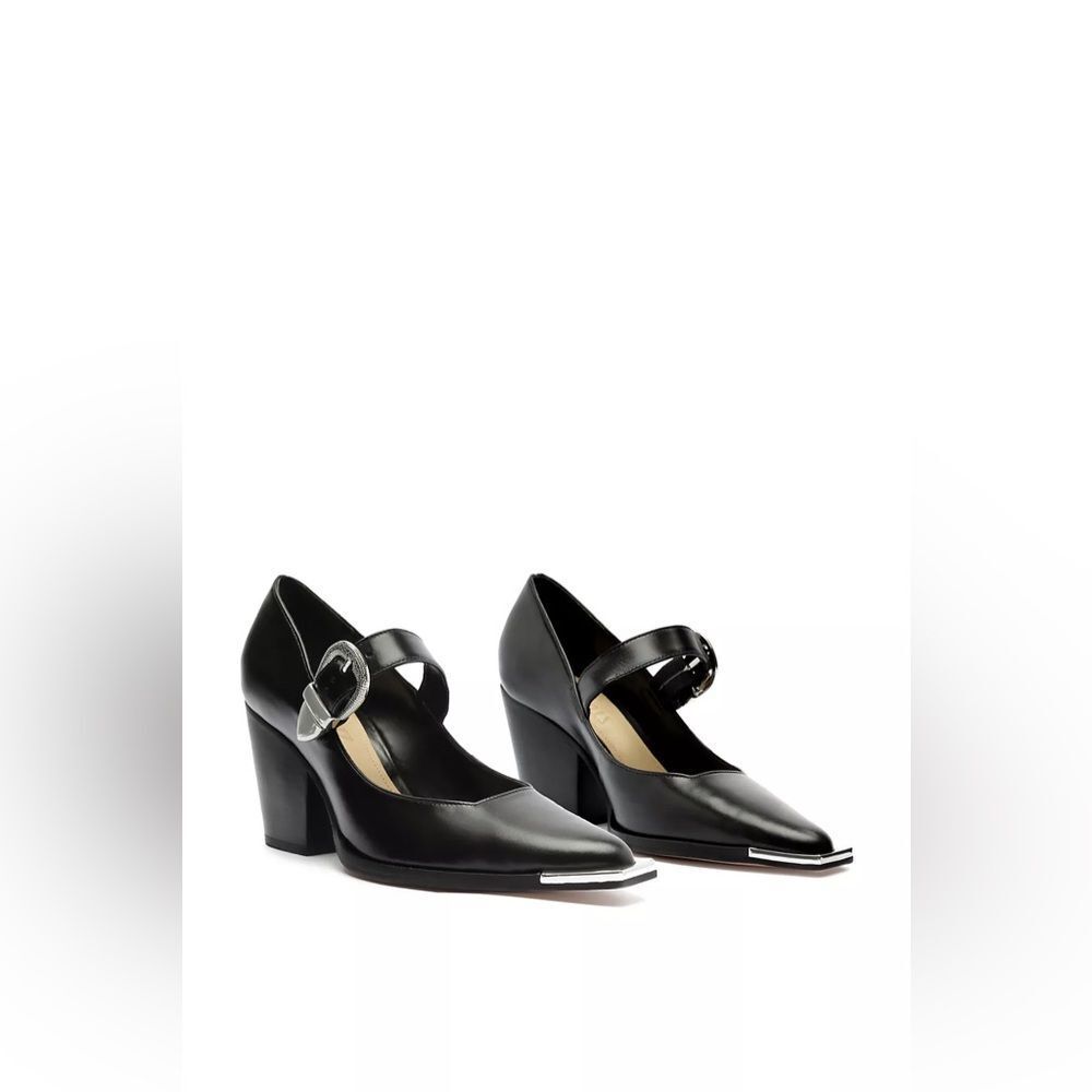 SCHUTZ | NWT Jeane Pointed Toe Buckled High Heel Mary Jane Pumps